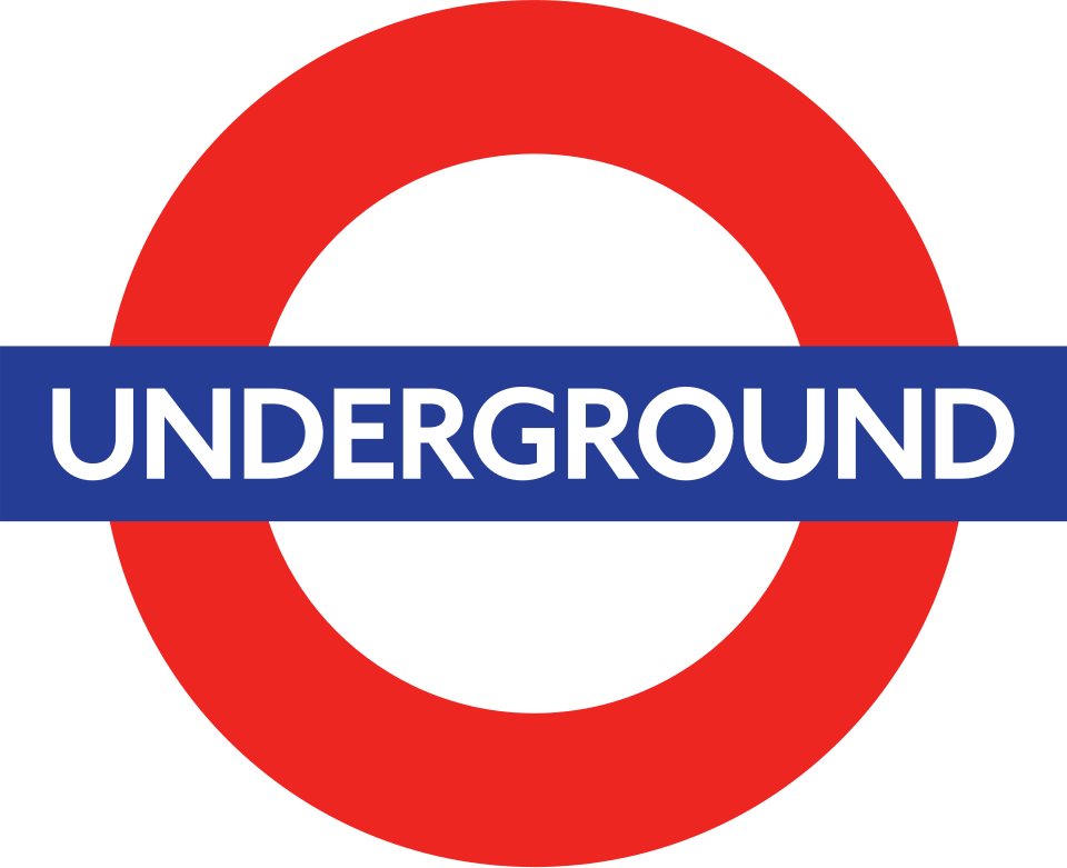 런던 지하철(London Underground) 로고